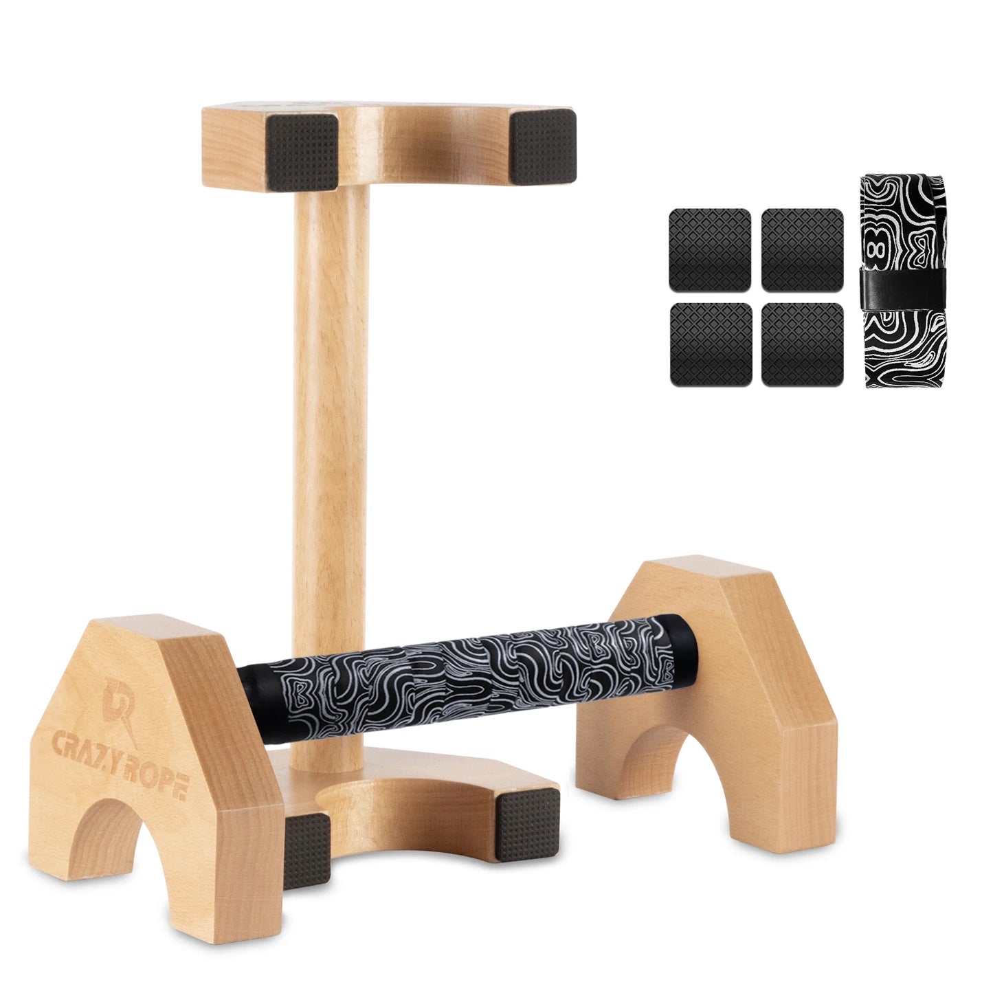 Wooden Parallettes - Push Up Stand Bars