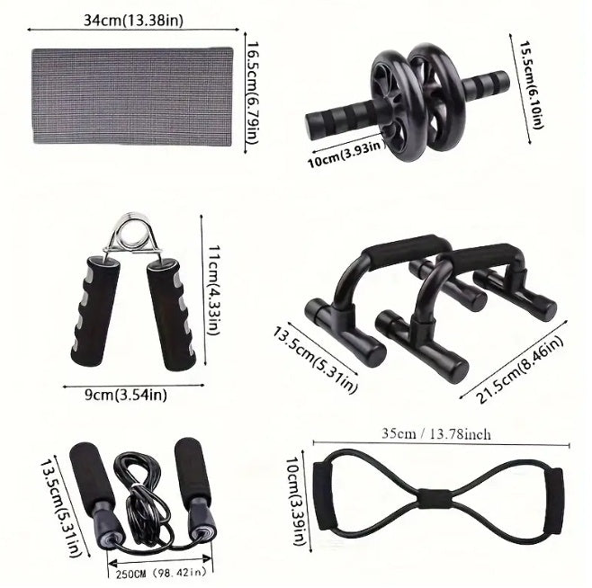 Seven-piece Fitness Set For Small Home Use