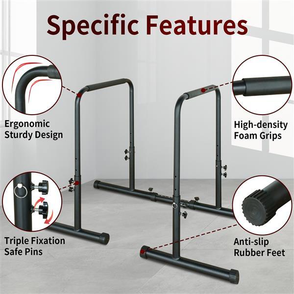 Power Tower Dip Station Pull up Bar Stand