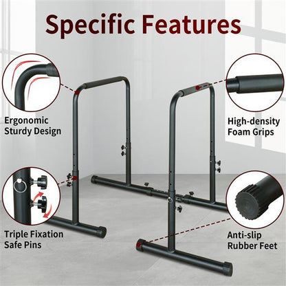 Power Tower Dip Station Pull up Bar Stand