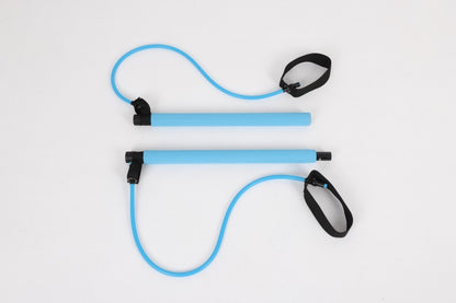 Pilates Fitness Bar With Resistance Bands - Portable Workout Equipment