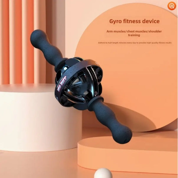 Black Gyro Arm For Forearm Workout With Rope At Home