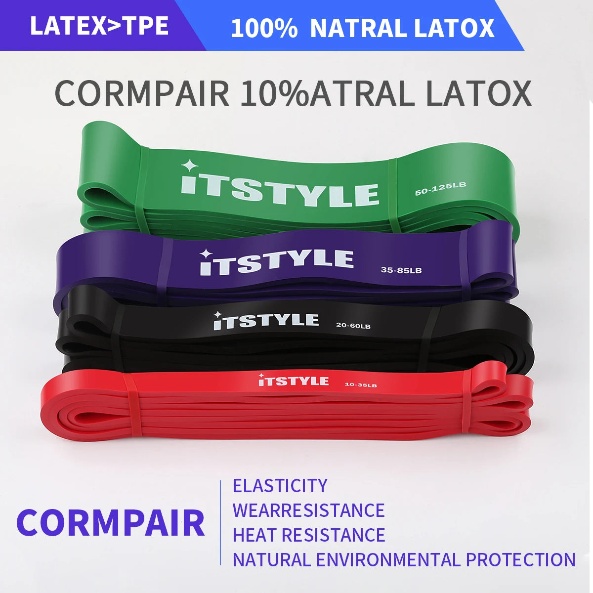 Premium Latex Resistance bands