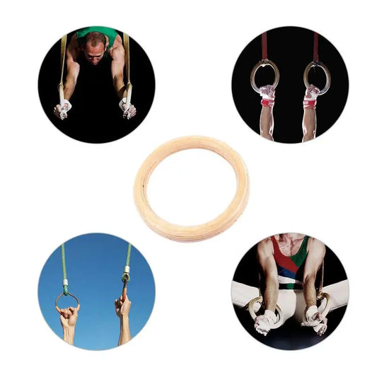 28/32MM Wooden Gymnastic Ring/ Exercise Ring / Workout Ring