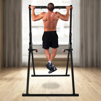 Foldable Standing Pull up Bar and Dip Station