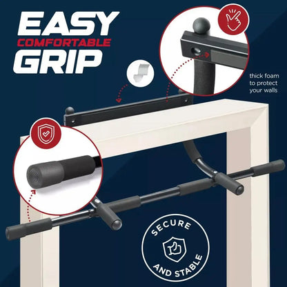 Pull Up Bar for Doorway Portable Upper Body Workout Indoor Multi-functional Exercise Hanging Bar Fitness Trainer Home Equipment