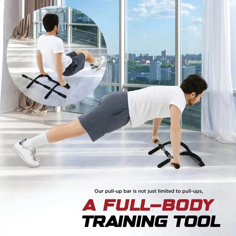 Pull Up Bar for Doorway Portable Upper Body Workout Indoor Multi-functional Exercise Hanging Bar Fitness Trainer Home Equipment