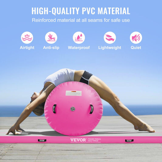 VEVOR Inflatable Yoga Mat and Roller