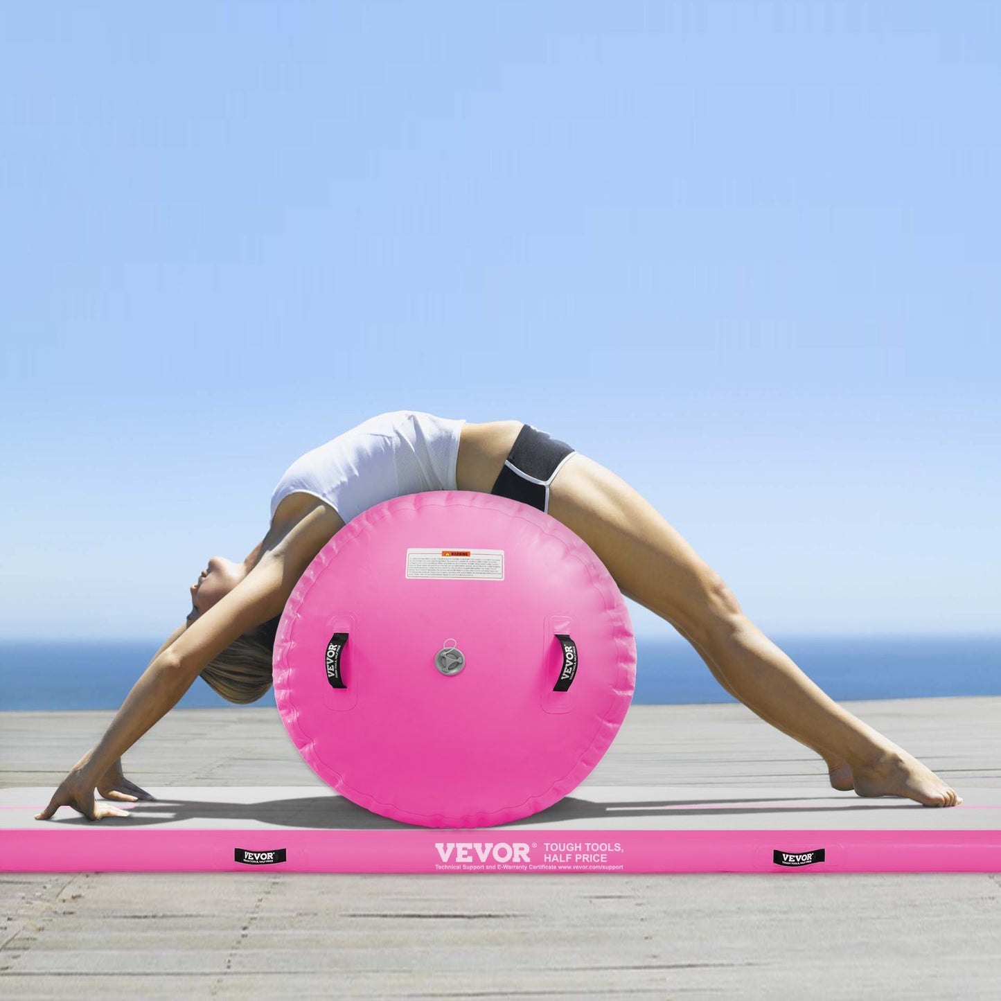 VEVOR Inflatable Yoga Mat and Roller