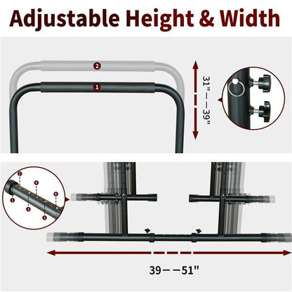 Power Tower Dip Station Pull up Bar Stand