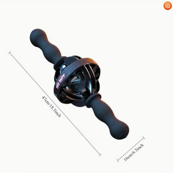 Black Gyro Arm For Forearm Workout With Rope At Home